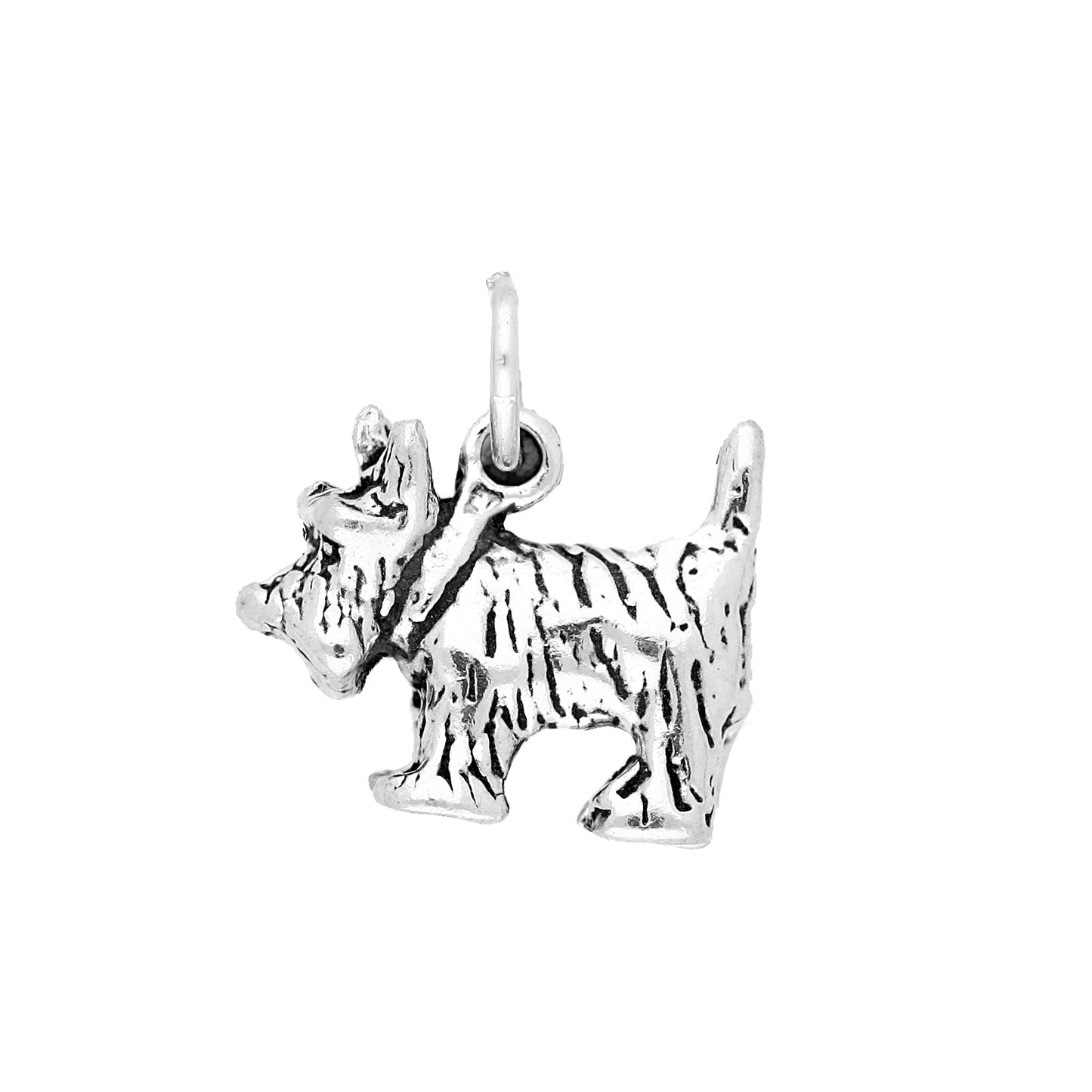 Sterling Silver Scottie Dog Charm
