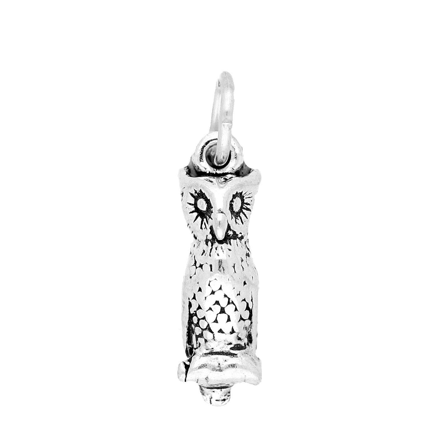 Sterling Silver Owl Charm