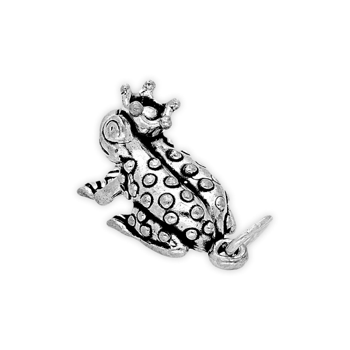 Sterling Silver Frog Prince Charm