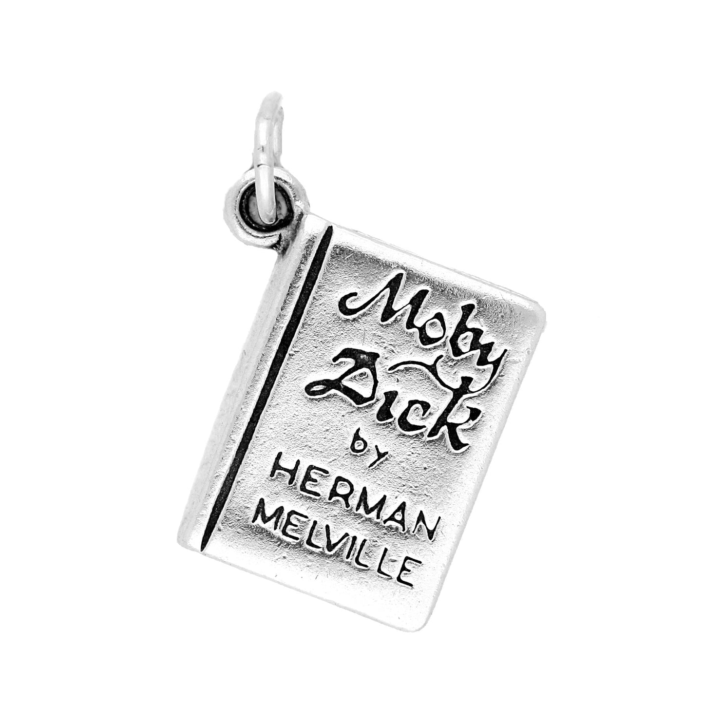Sterling Silver Moby Dick Book Charm