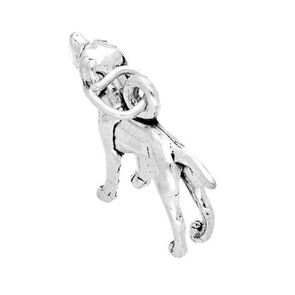 Sterling Silver Pointer Dog Charm