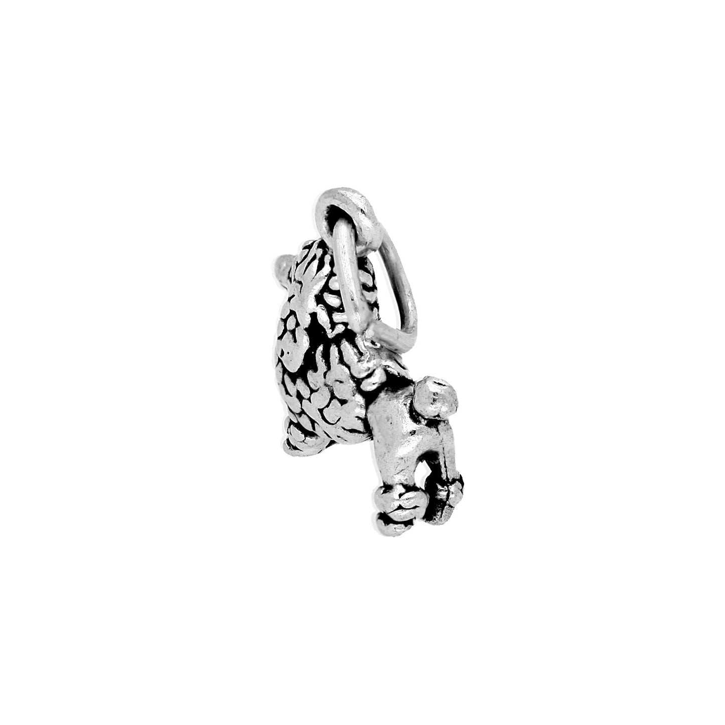 Sterling Silver Small Poodle Charm