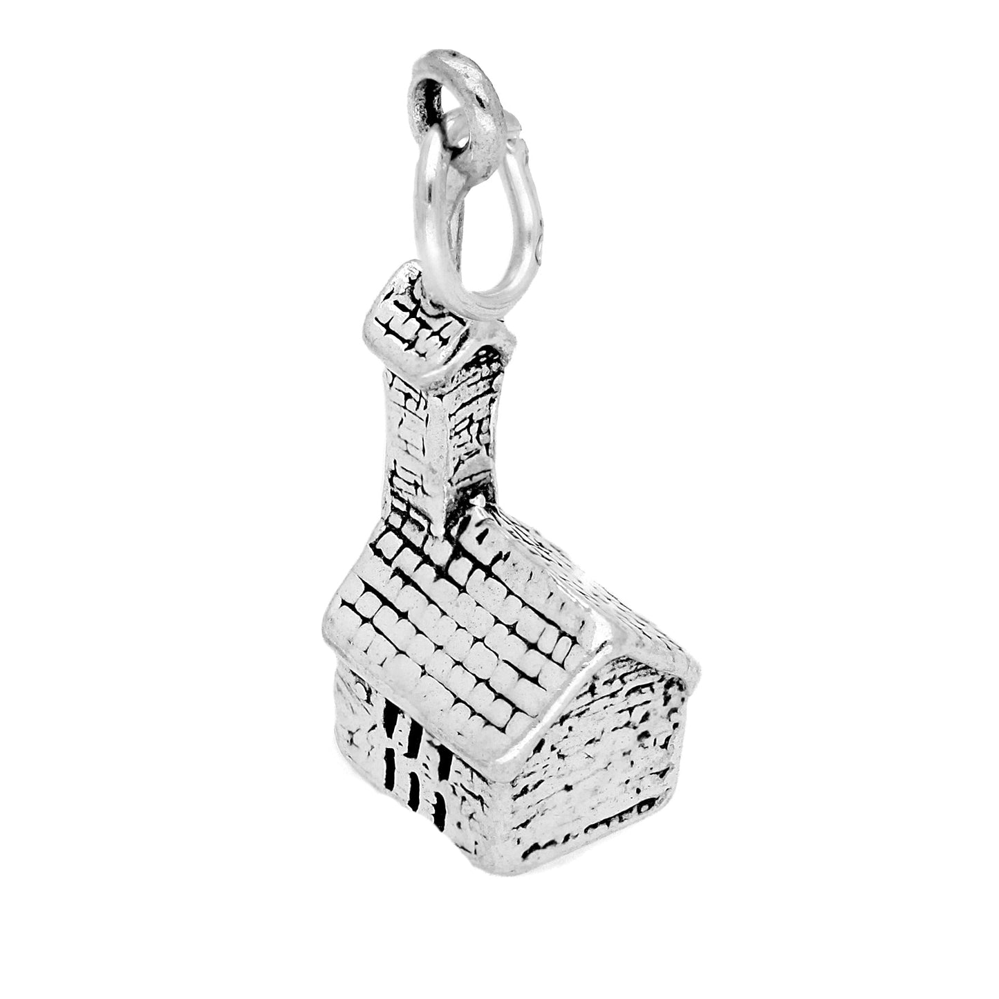 Sterling Silver Church Charm