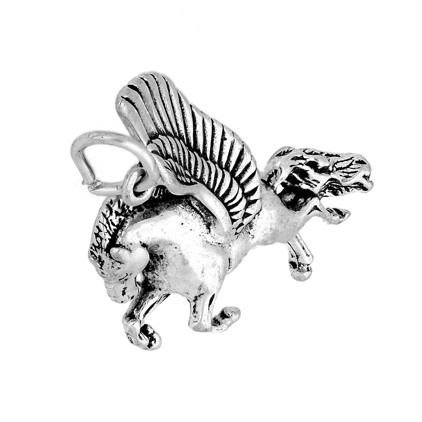 Sterling Silver Pegasus Charm