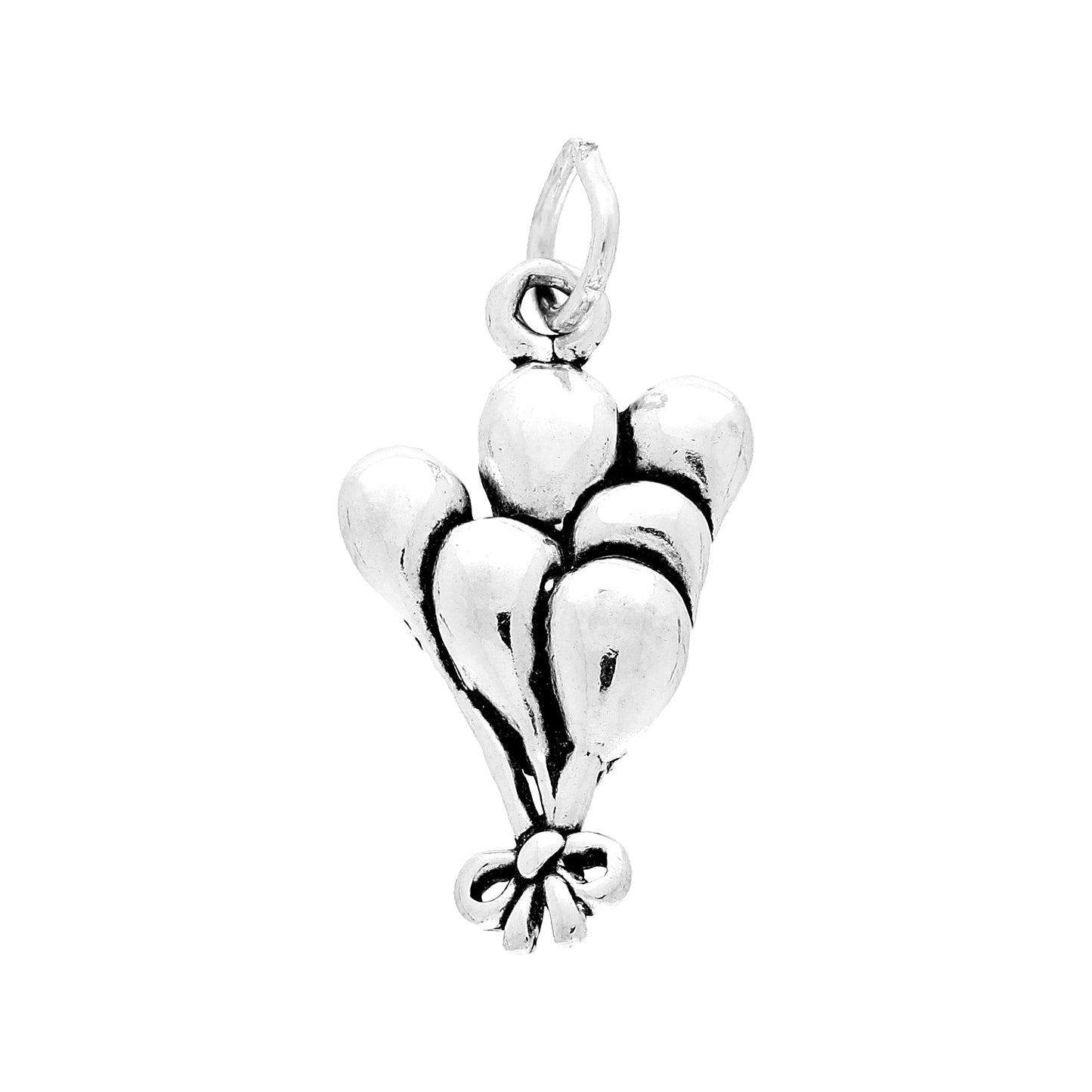 Sterling Silver Balloons Charm
