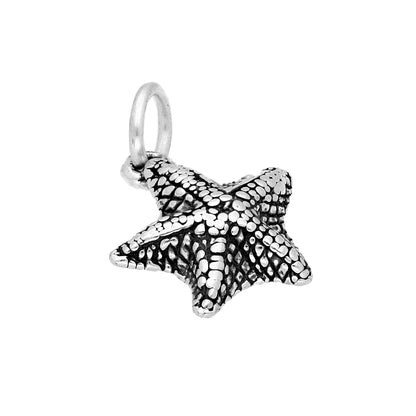 Sterling Silver Bat Starfish Charm