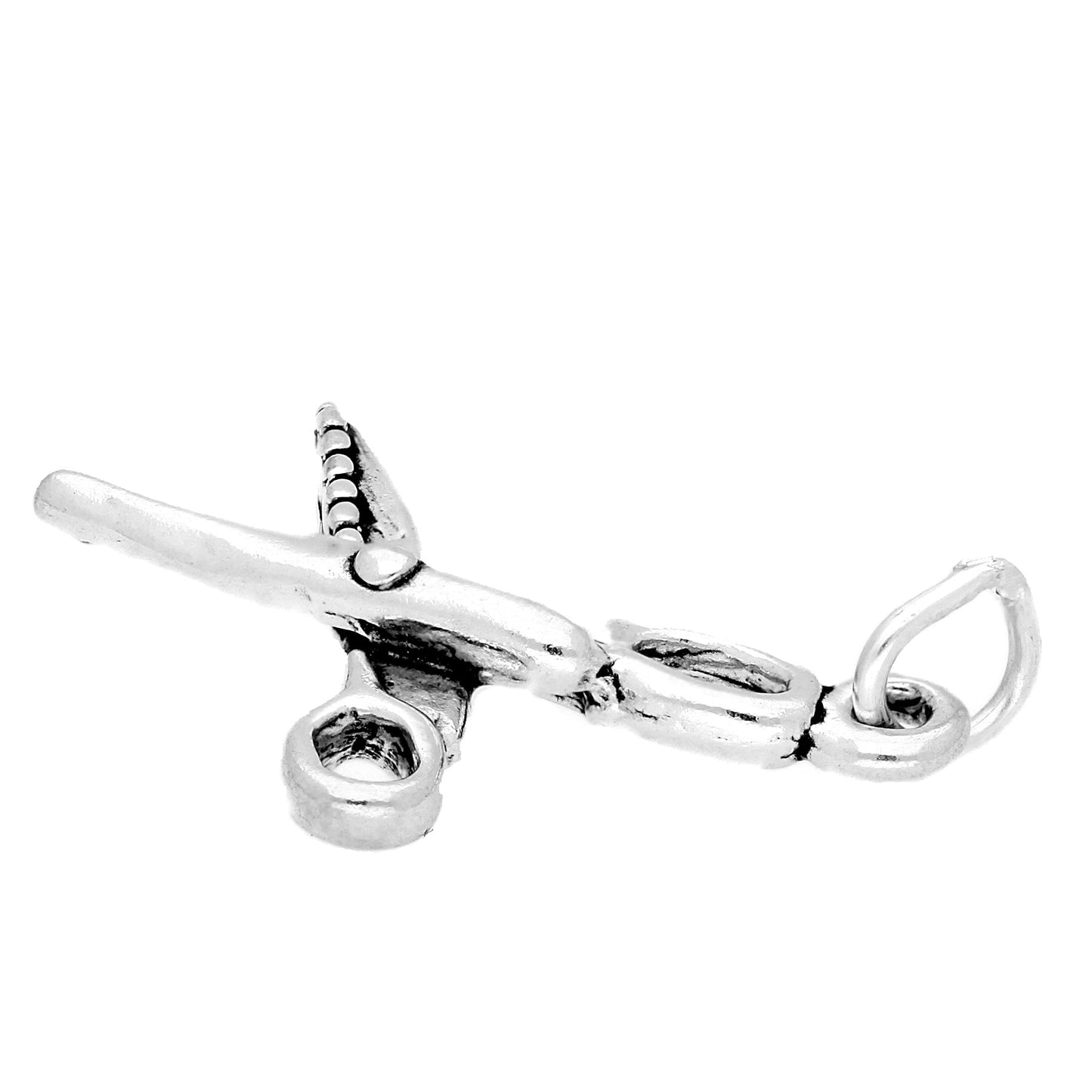 Sterling Silver Pinking Shears Scissors Charm