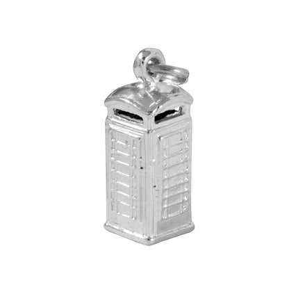 Sterling Silver Phone Box Charm
