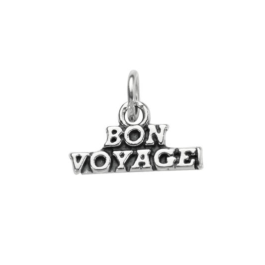 Sterling Silver Bon Voyage Charm