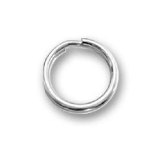 2 x 5mm Sterling Silver Split Ring