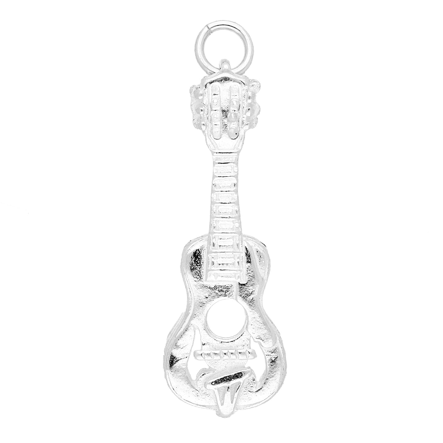Sterling Silver Acoustic Guitar Charm