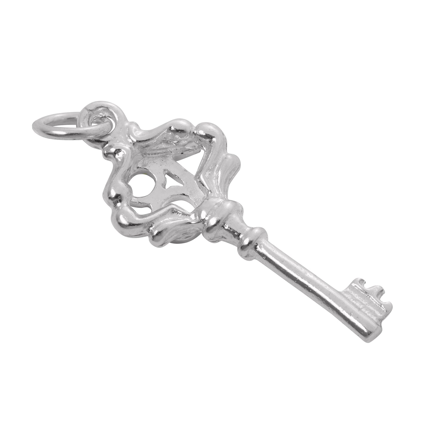 Sterling Silver 18th Key Charm