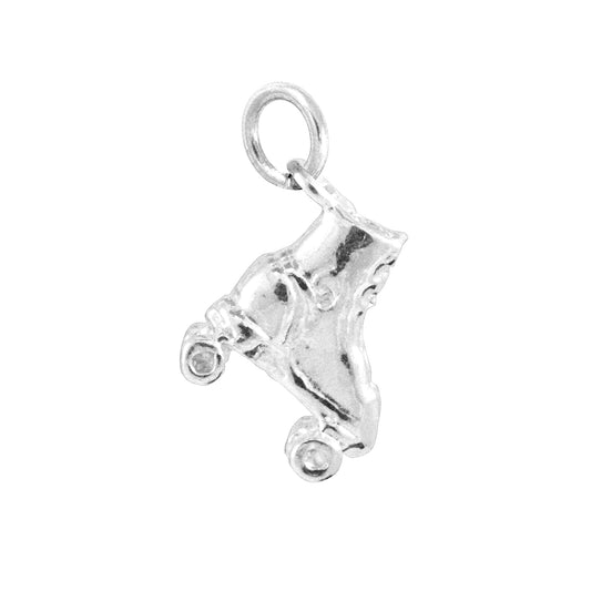 Sterling Silver Small Roller Skate Charm
