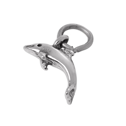 Sterling Silver Small Dolphin Charm