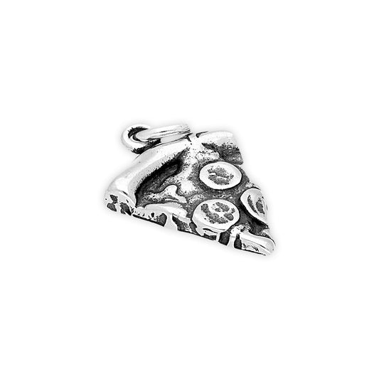 Sterling Silver Pizza Slice Charm