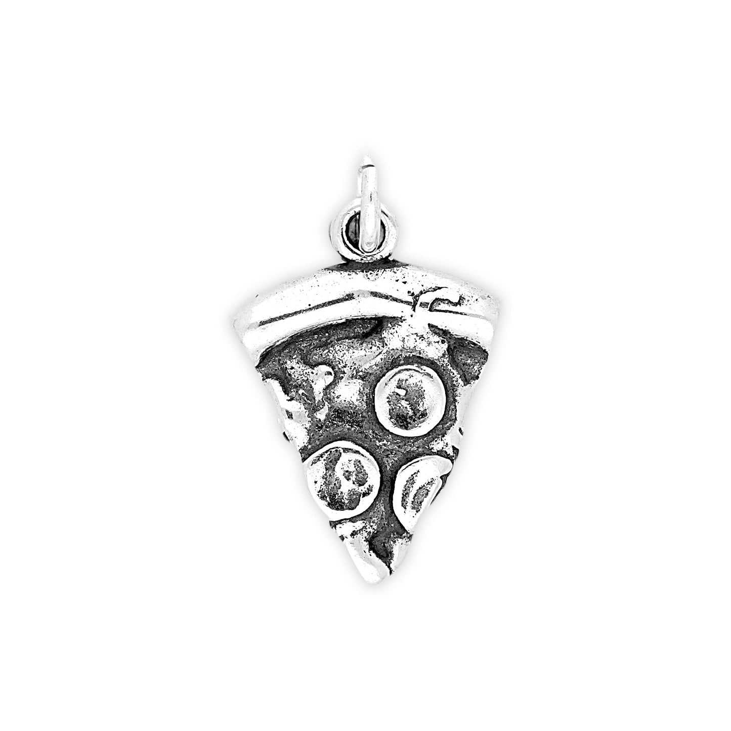 Sterling Silver Pizza Slice Charm