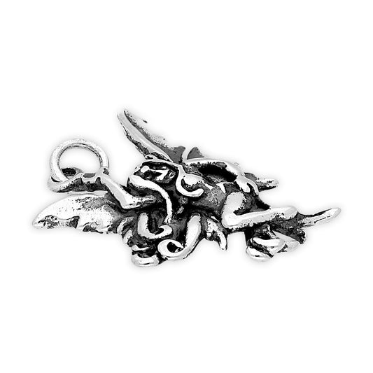 Sterling Silver Fairy with Horns Charm