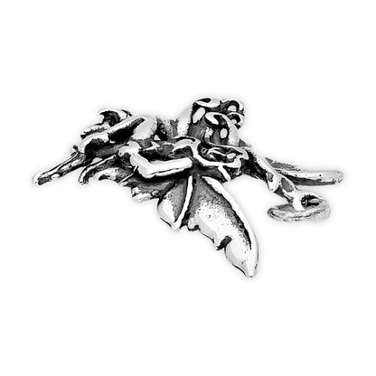 Sterling Silver Fairy with Horns Charm