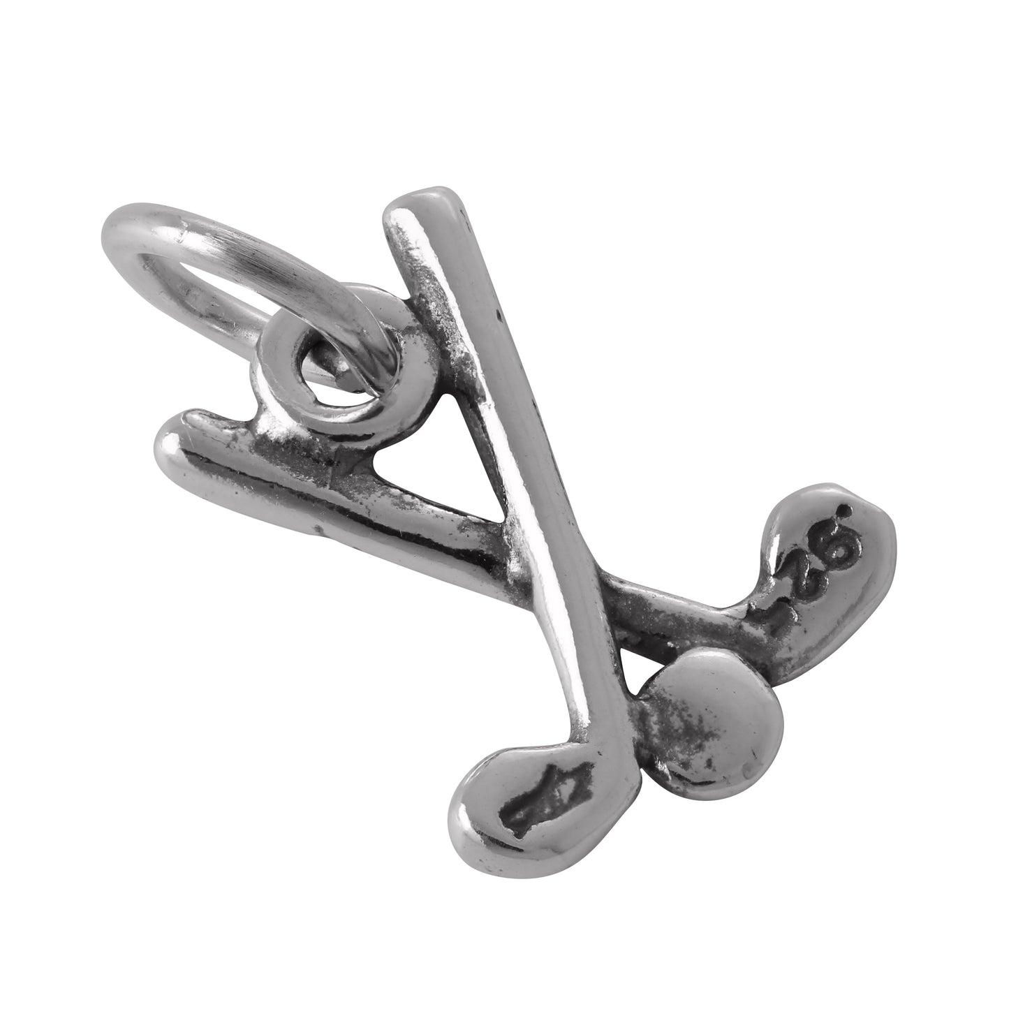 Sterling Silver Golf Club and Ball Charm