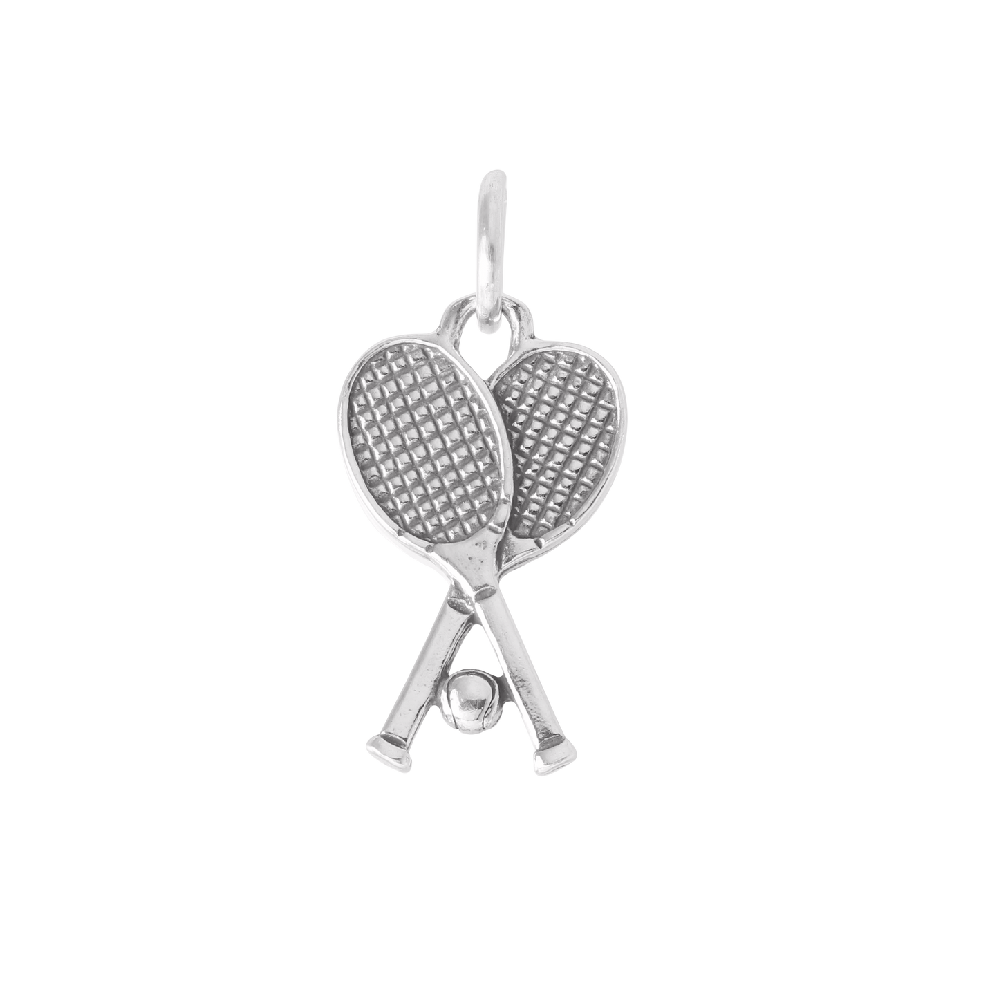 Sterling Silver Tennis Charm