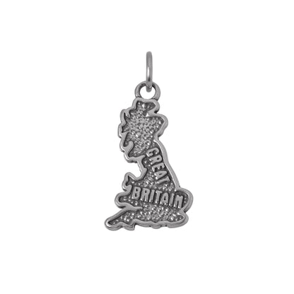 Sterling Silver Britain Charm