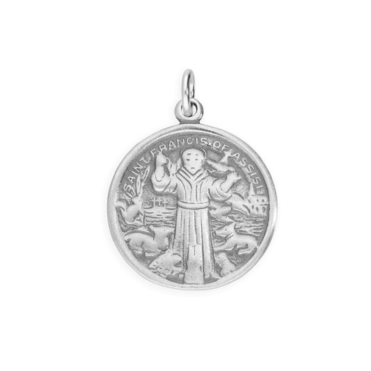Sterling Silver Saint Francis of Assisi Charm