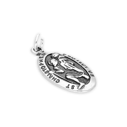 Sterling Silver St Christopher Charm