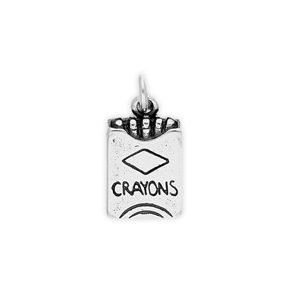 Sterling Silver Crayons Charm
