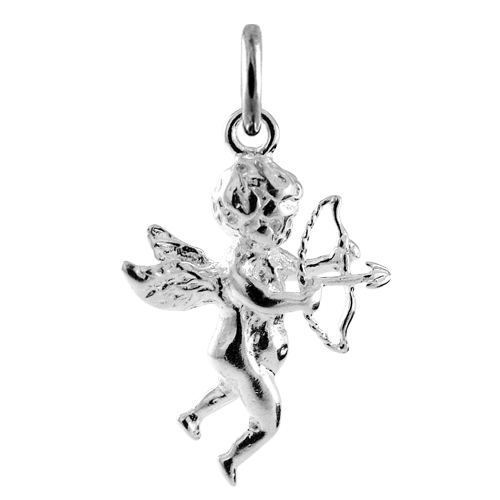 Sterling Silver Cupid Charm