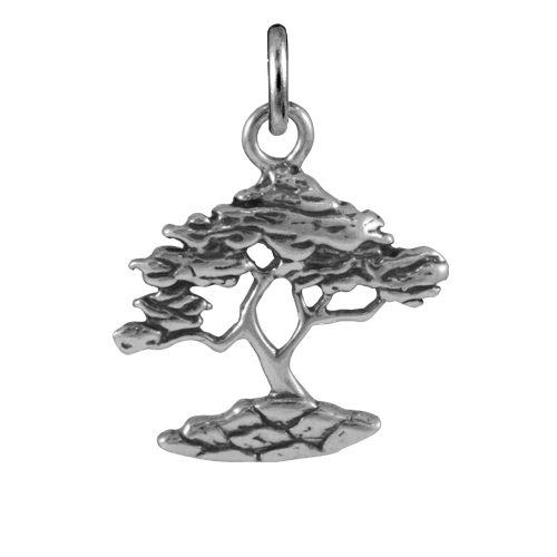 Sterling Silver Cypress Tree Charms
