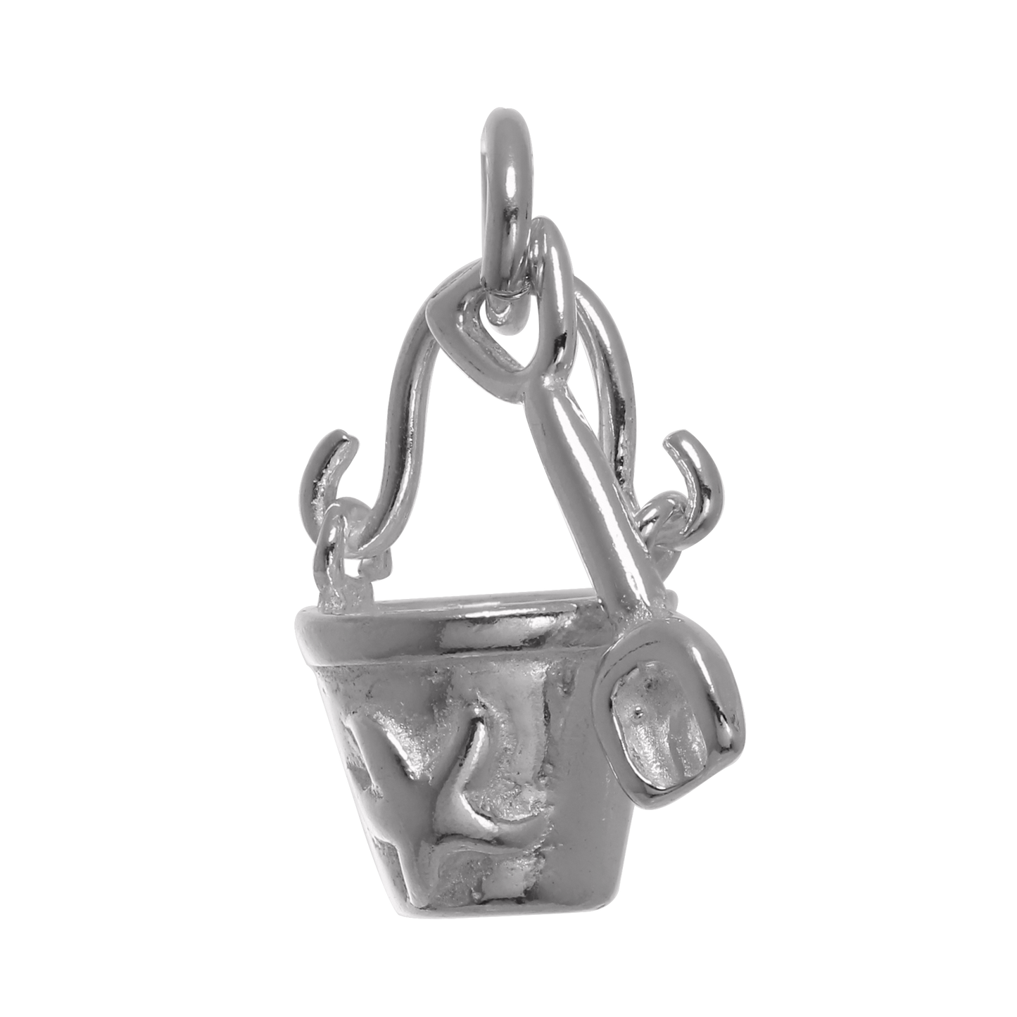 Sterling Silver Bucket & Spade Charm
