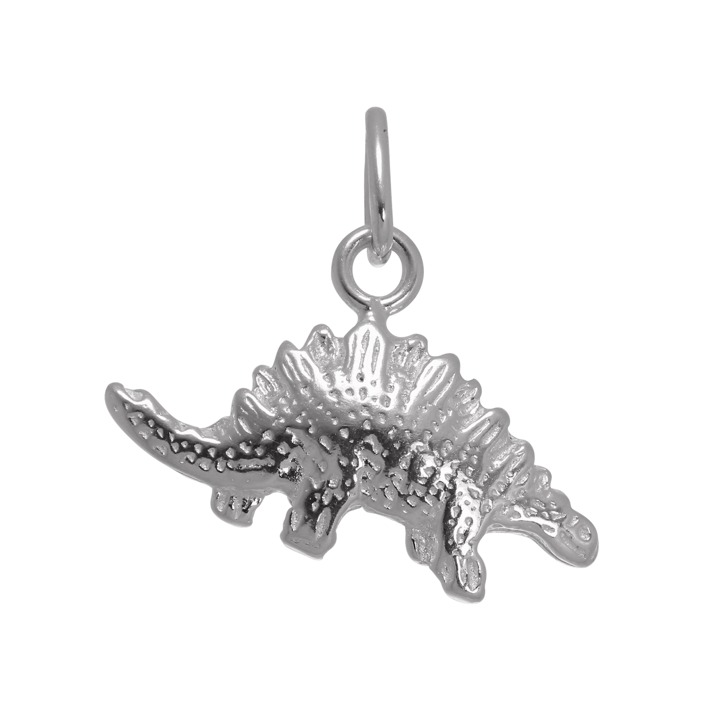 Sterling Silver Stegasaurus Dinosaur Charm