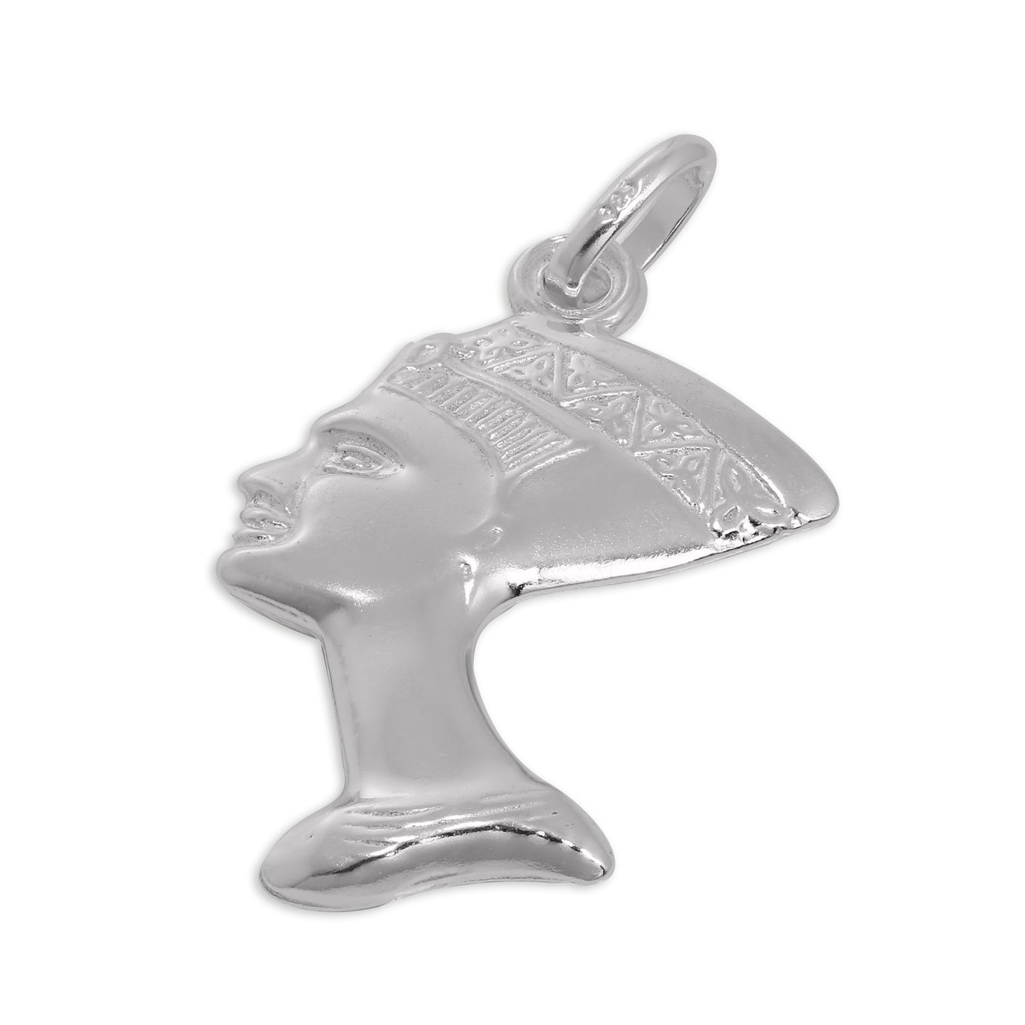 Sterling Silver Nefertiti Head Charm