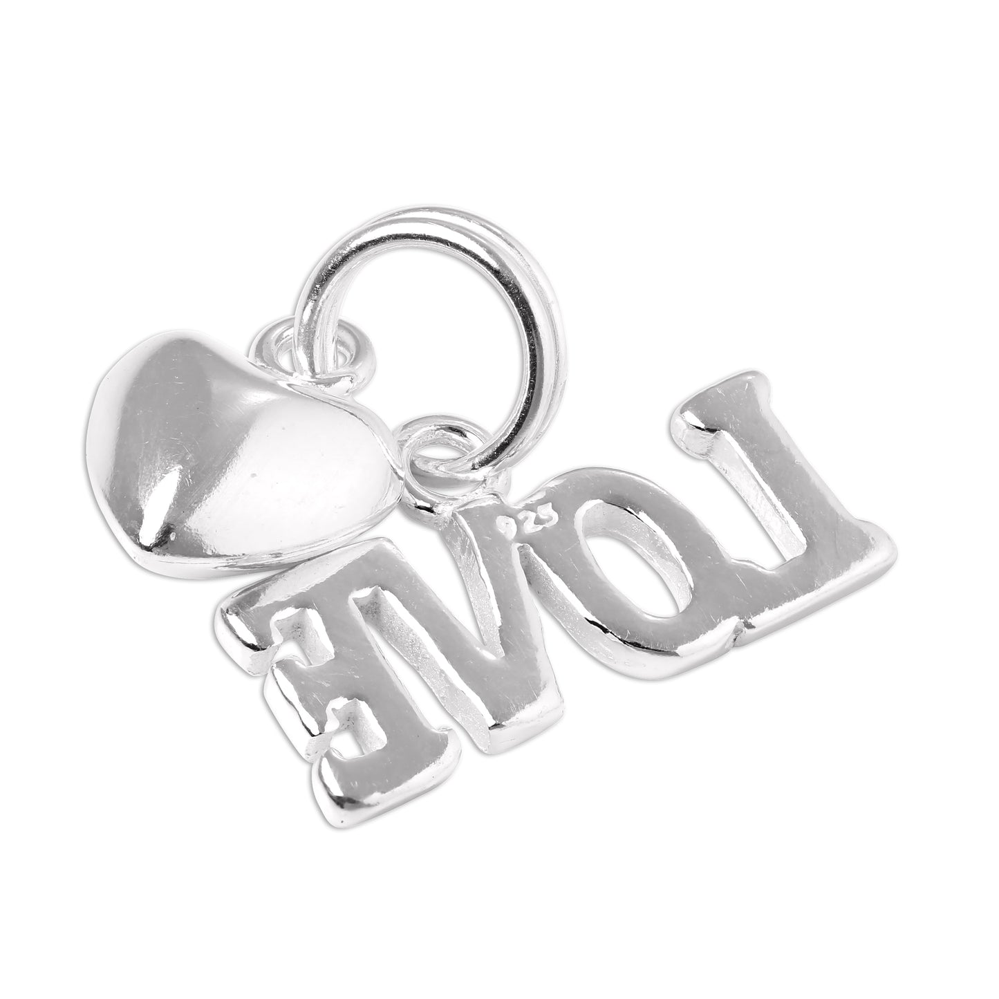 Sterling Silver Love Charm