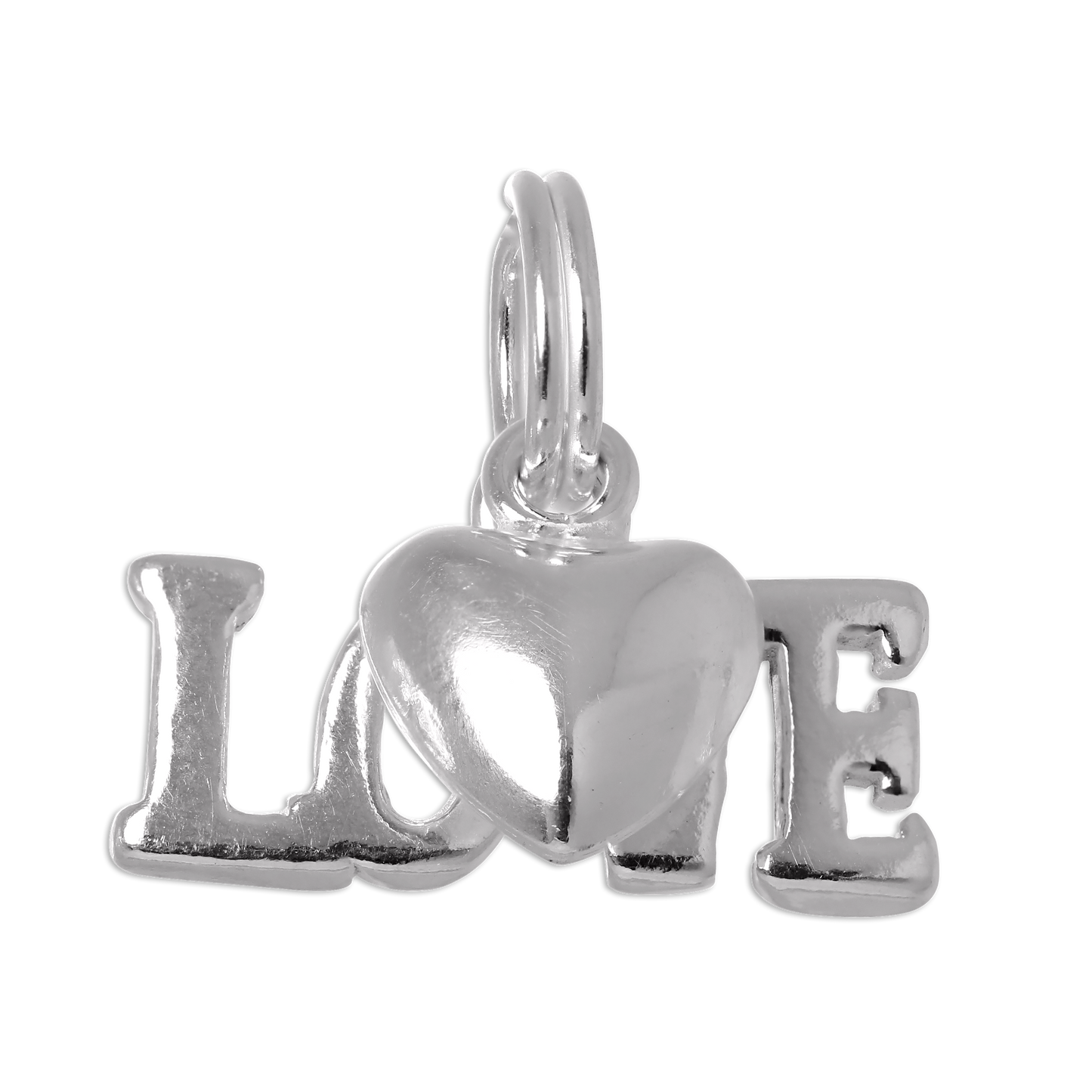 Sterling Silver Love Charm
