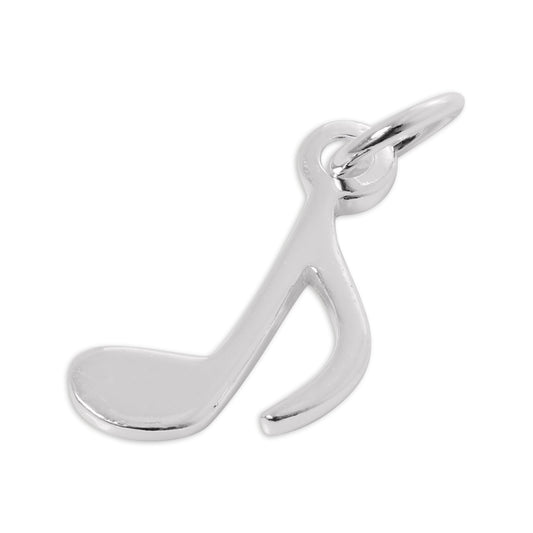 Sterling Silver Quaver Music Note Charm