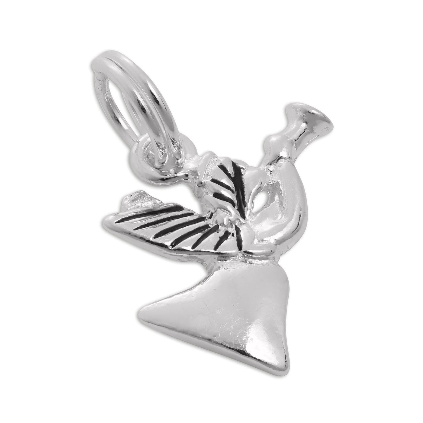 Sterling Silver Heralding Angel Charm
