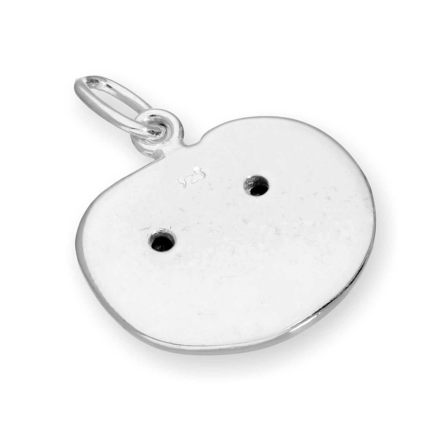 Sterling Silver & Enamel Pumpkin Charm