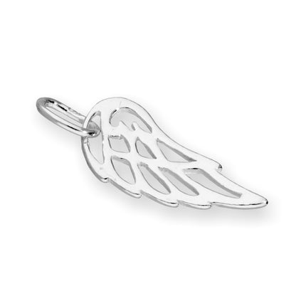 Sterling Silver Open Angel Wing Charm