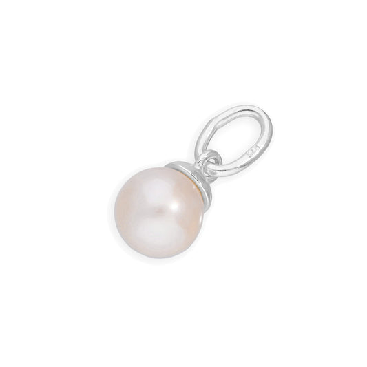 Sterling Silver & Freshwater Pearl Charm