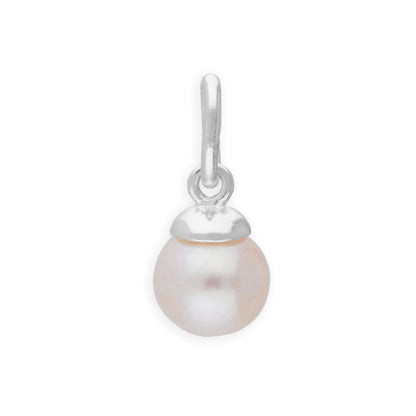 Sterling Silver & Freshwater Pearl Charm