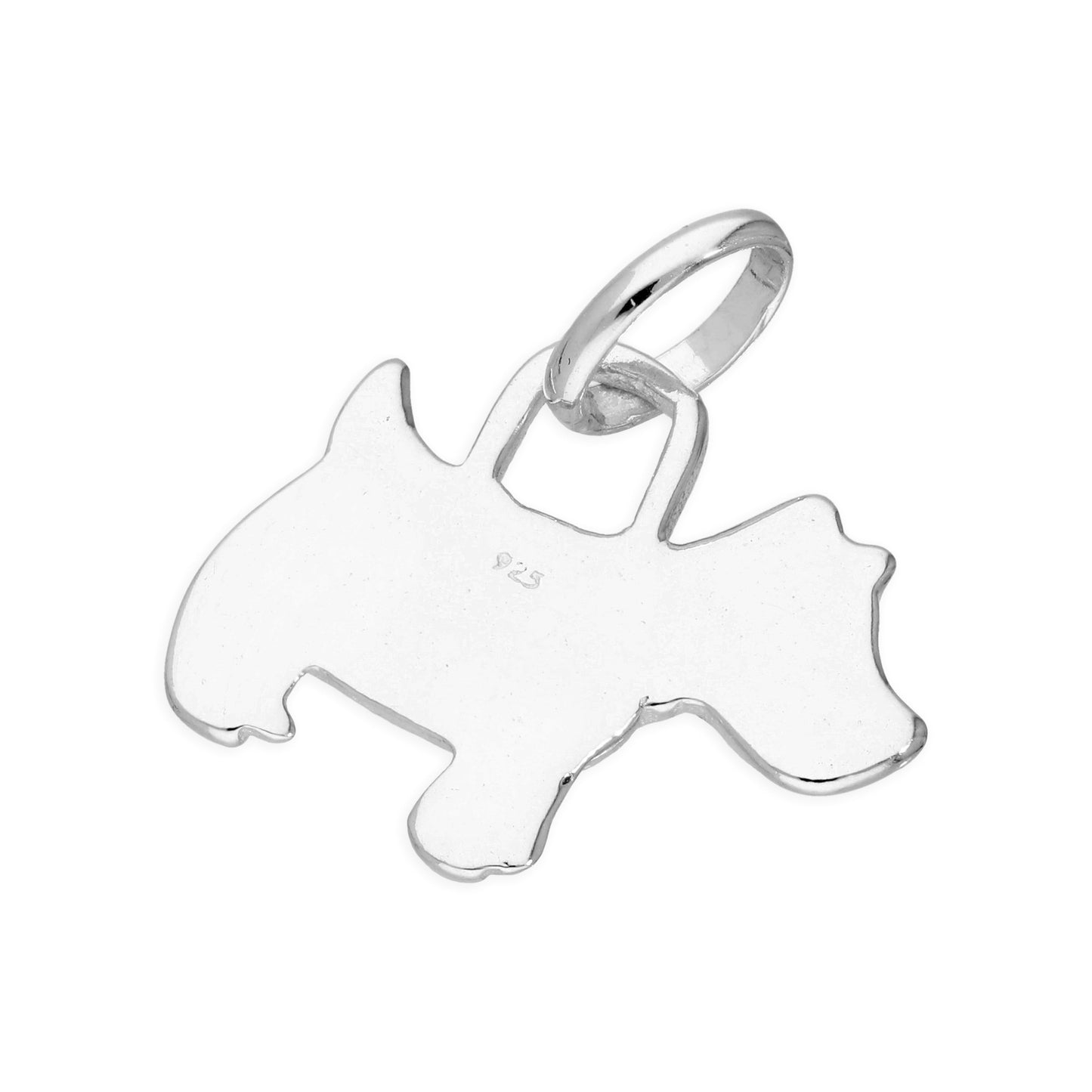 Sterling Silver Scottie Dog Charm