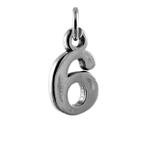 Sterling Silver Number Charms 0 - 9