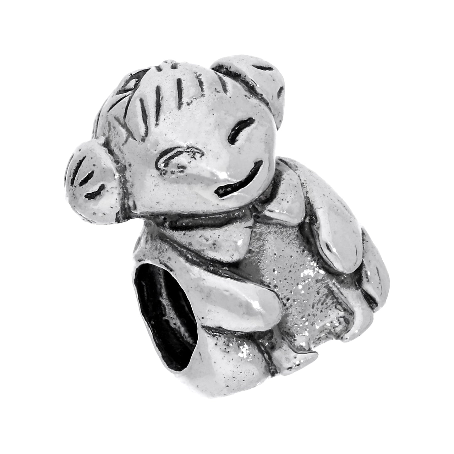 Sterling Silver Woman Bead Charm