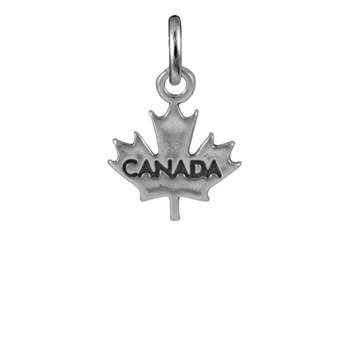 Sterling Silver Maple Leaf Charm