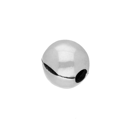 Sterling Silver Round Bead Charm