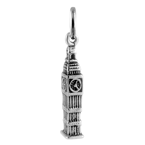 Sterling Silver Big Ben Charm
