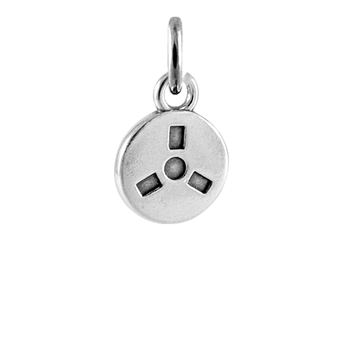 Sterling Silver Film Reel Charm