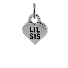 Sterling Silver Little Sister Charm