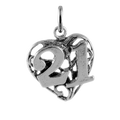 Sterling Silver 21st Birthday Heart Charm